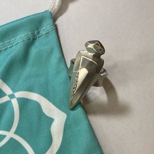 Kendra Scott Sally Arrowhead Ring Adjustable